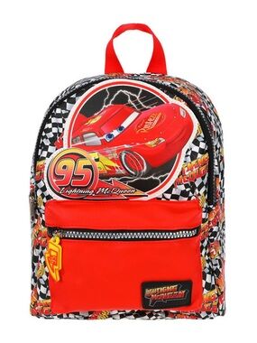 •Lightning McQueen• Disney Pixar Cars Mini Backpack | Kids Small School Bag